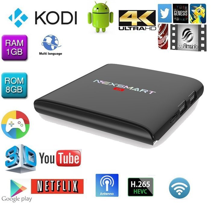 Balight 2017 New series NEXSMART D32 OTT TV Box 1+8GB RK3229 Quad-core Cotex A7 1.5GHz 32bit Android 5.1 KODI...