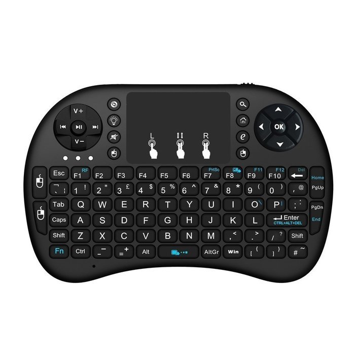 DIDOU Mini i8 2.4GHz Multi-media Portable Wireless Handheld Mini Keyboard with Touchpad Mouse forPC, PAD, XBox... N3