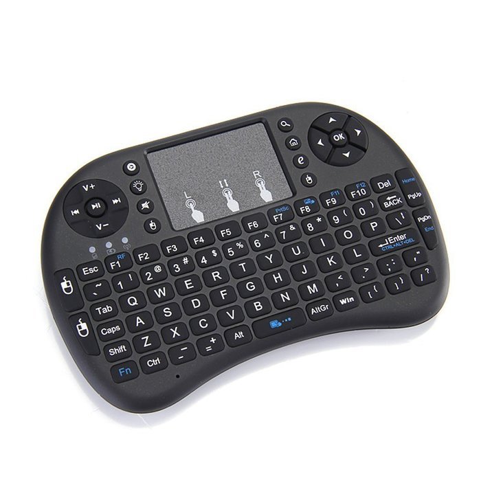 DIDOU Mini i8 2.4GHz Multi-media Portable Wireless Handheld Mini Keyboard with Touchpad Mouse forPC, PAD, XBox... N4