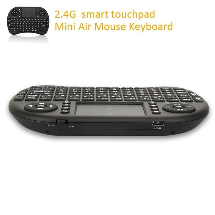 DIDOU Mini i8 2.4GHz Multi-media Portable Wireless Handheld Mini Keyboard with Touchpad Mouse forPC, PAD, XBox... N5