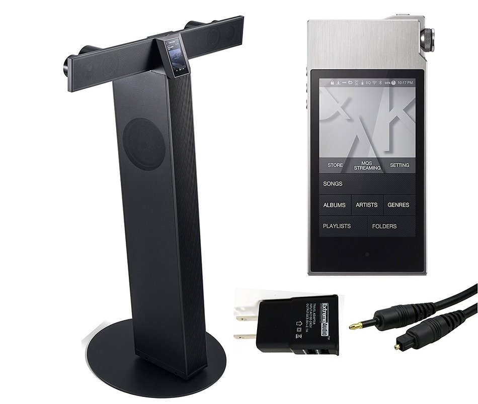 Astell&Kern AK T1 Ultimate All-In-One Sound System with AK120II High Resolution Audio Player with Optical Connection...
