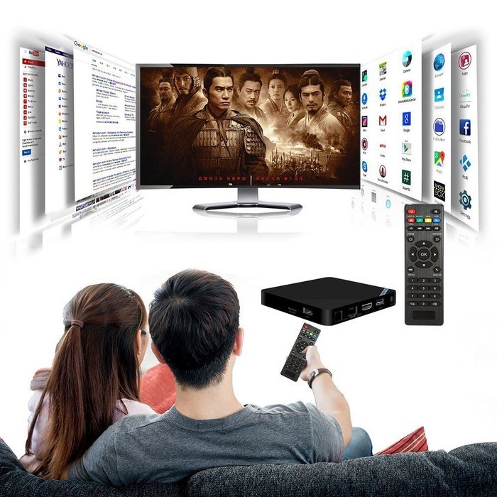 Docooler Mini M8S II Smart Android 6.0 TV Box (Amlogic S905X Quad Core KODI VP9 UHD 4K 2G / 16G XBMC DLNA Airplay... N11