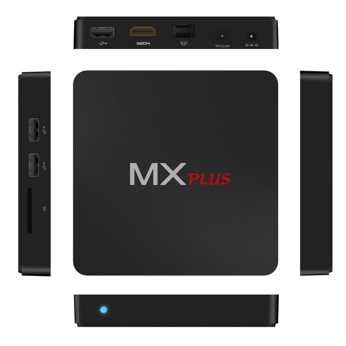 Toox Mx Plus Amlogic S905 Quad Core Android 5.1 Lollipop Smart Tv Box with 1gb RAM 8gb ROM Support Wifi Bluetooth... N3