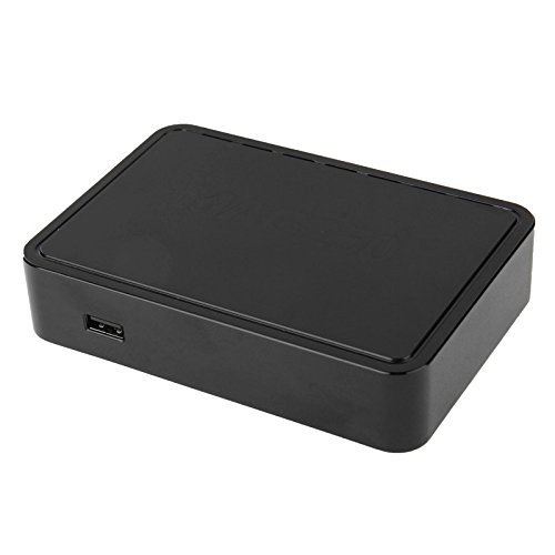 Generic MAG250 IPTV TV Box HD 1080P Set Top Box with Remote Control, Support AV + USB + RJ45 + HDMI(Black) N2
