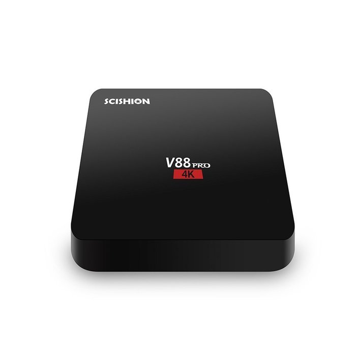 V88 PRO TV Box Smart Multimedia Player Android 6.0 OS Quad-Core Amlogic S905X,Cortex-A53,1GB DDRIII 8GB EMMC Flash