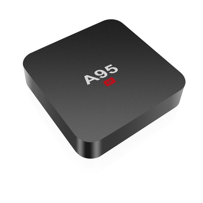 W&L A95 Amlogic S905 4K Android 5.1 TV Box Quad core Cortex A53 2.0GHz Five-core Mali-450MP GPU Wifi 2.4G Streaming... N2