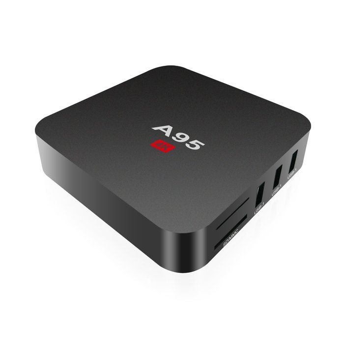 W&L A95 Amlogic S905 4K Android 5.1 TV Box Quad core Cortex A53 2.0GHz Five-core Mali-450MP GPU Wifi 2.4G Streaming... N3