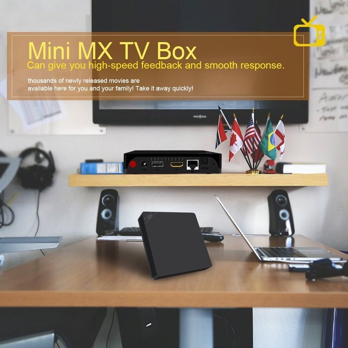 Joyhero i68 Android 6.0 Smart TV Box | Amlogic S912 Octa Core CPU | ARM Mali-T820MP3 GPU | DDR3 2 GB + Onboard... N7