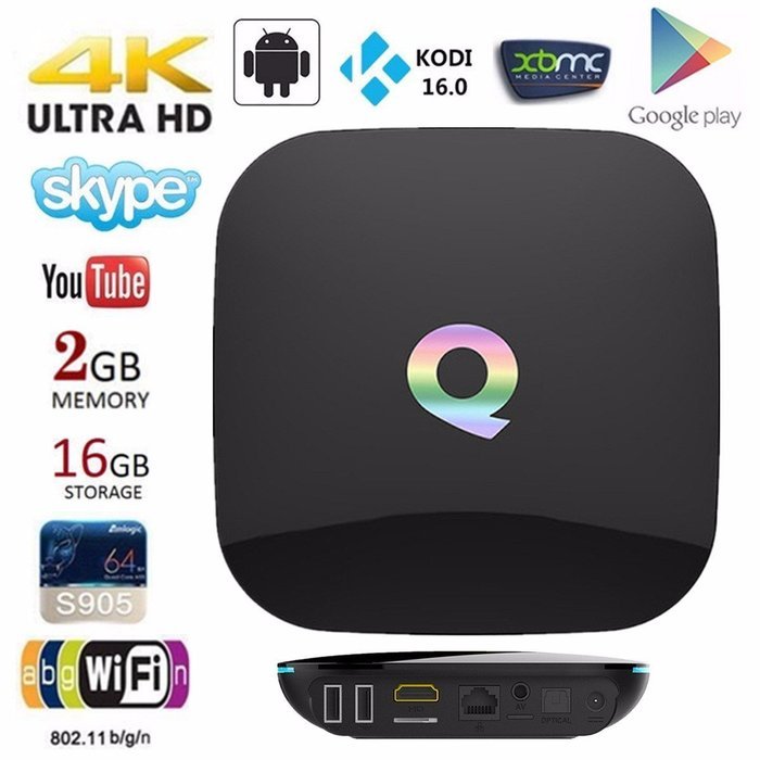 ELEGIANT Smart TV BOX - Built-in Android 5.1 OS and KODI/XBMC [QuadCore 2GB/8GB Dual WIFI 2.4G/5G H.265 4K2K]... N3
