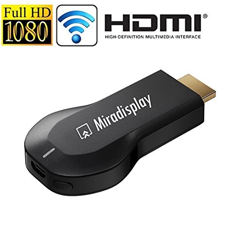 Generic Miradisplay WiFi HDMI Display Dongle / Miracast Airplay DLNA Display Receiver Dongle(Black)