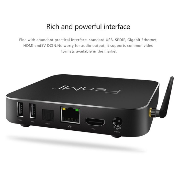 Docooler FEN MI Z16 Smart Android 5.1 TV Box 2GB / 16GB RK3368 Eight Core 64bit Cortex-A53 with Kodi XBMC UHD... N2