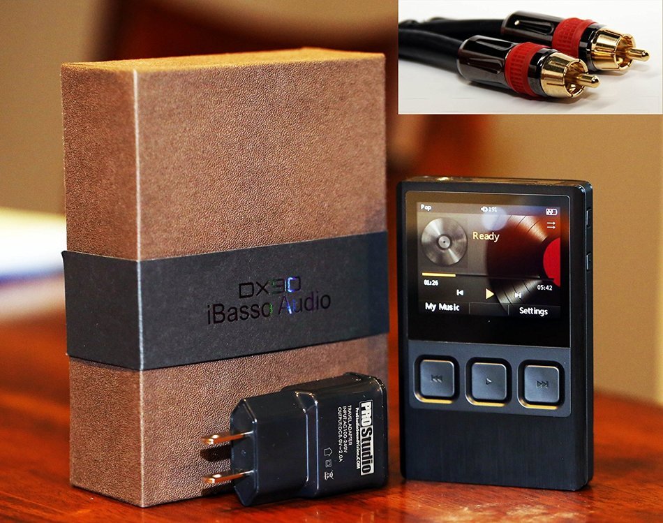 iBasso DX90 High Resolution Audio Player with Dual Sabre ES9018K2M DACs + 64GB Memory + ProStudio USB Charger... N3