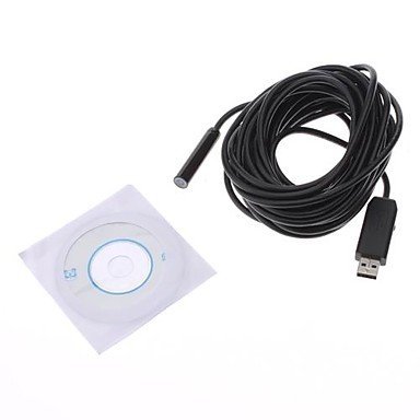 T&J WORLD TM 7M USB Waterproof Endoscope Borescope Inspection Camera with 4 LED lights N2