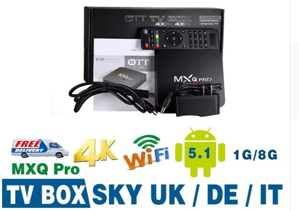 MXQ PRO ,1400 CHANNELS IPTV ACCOUNT AMLOGIC S 905 AND FULLY LOADED ANDROID 5.1 TV BOX N3