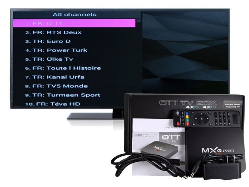 MXQ PRO ,1400 CHANNELS IPTV ACCOUNT AMLOGIC S 905 AND FULLY LOADED ANDROID 5.1 TV BOX N5