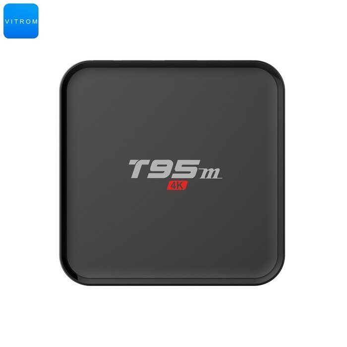 VITROM T95M TV Box 4K 2G/8G Android 5.1 OS Amlogic S905 64bit Chipset WIFI/Bluetooth Time Display KODI IPTV