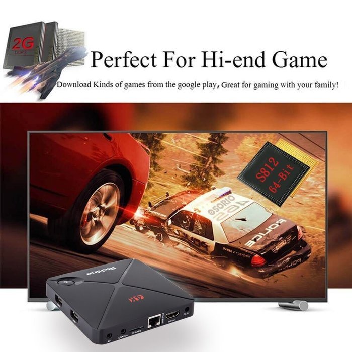 Richino 2GB+16GB Android Tv Box M9S PRO Kodi(xbmc) Amlogic S812 Full Loaded 1080P Core-A53 Quad Core Smart Media... N2