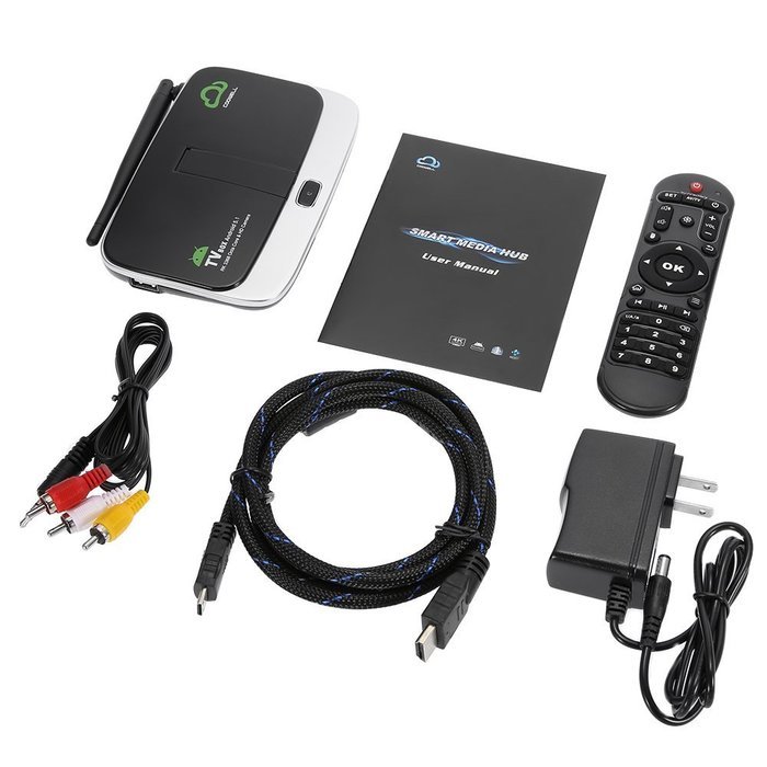 Docooler&reg; COOWELL V4 4K Android 5.1 TV BOX RK3368 Octa-Core 2G / 16G with KODI 16.1 64 Bits UHD Mini PC 2.4G /... N8