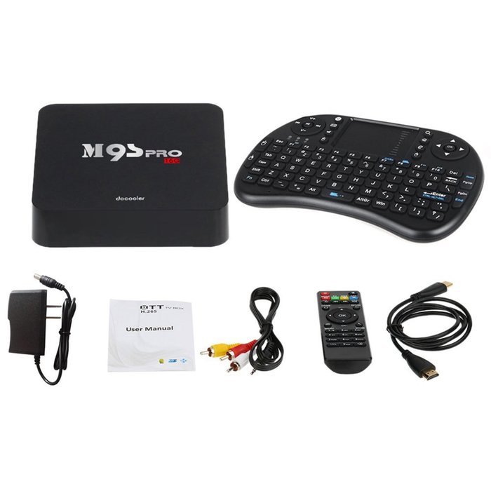 Docooler M9S-PRO Smart Android TV Box Android 5.1 Amlogic S905 Quad Core 64bit KODI XBMC UHD 4K 2G / 16G Mini... N4