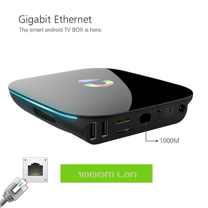 Q Box Android 5.1 TV Box Amlogic S905 Quad Core CortexA53 2G DDR3 16GB EMMC Flash with Kodi16.0 Bluetooth4.0 Dual... N2