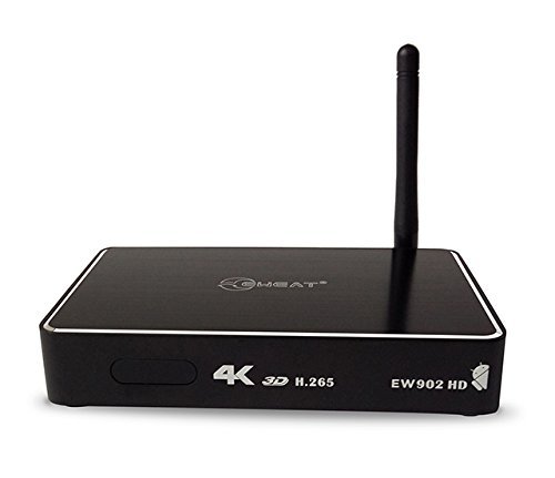 Factory directly sale! EW902 HD Android4.4 tv Box Realtek RTD1195 3D 4K HDD Media Player 1G/8G HDMI IN & OUT USB3.0... N4