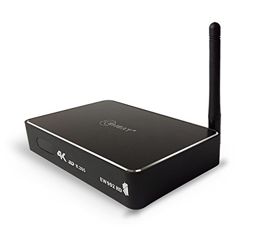 Factory directly sale! EW902 HD Android4.4 tv Box Realtek RTD1195 3D 4K HDD Media Player 1G/8G HDMI IN & OUT USB3.0... N5