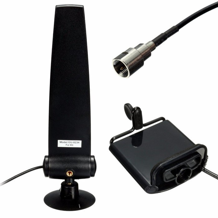 BephaMart GSM/CDMA/850-1900 MHz Cellphone Signal Booster Amplifier Antenna 9dBi with Holder