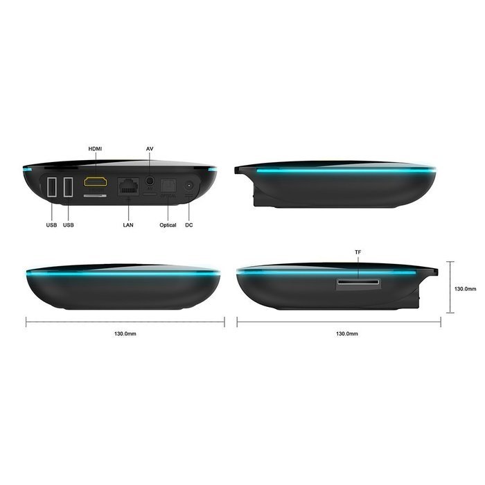 Tritina NBAS Unlocked 4K TV Box Kodi 16.0 Quad core 2GB 16GB Android 5.1 Dual Band 2.4G/5G Wifi Streaming Media... N3