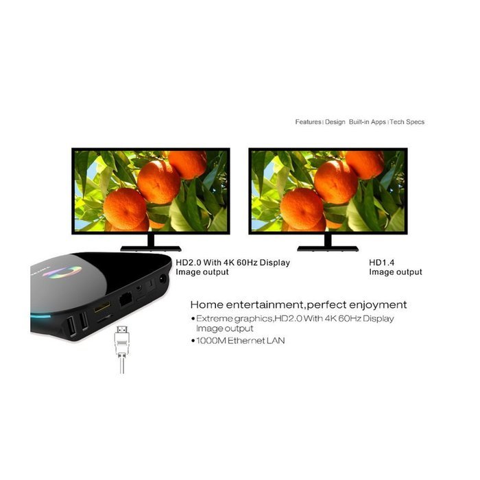 Tritina NBAS Unlocked 4K TV Box Kodi 16.0 Quad core 2GB 16GB Android 5.1 Dual Band 2.4G/5G Wifi Streaming Media... N8