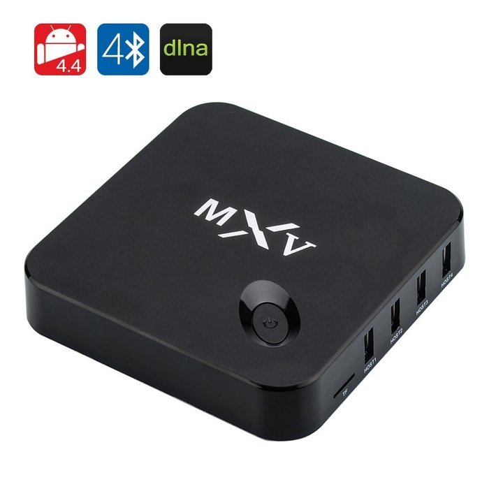 Quad Core Android 4.4 TV Box - Amlogic S805 CPU, 4 x USB, Micracast, DLNA, XBMC, Bluetooth 4.0