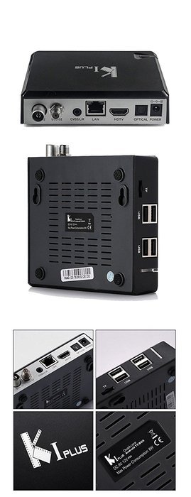Smart TV Box,EEDI Mini K1 Plus Amlogic S905 Quad Core DVB-S2 DVB-T2 Android 5.1 4K H.265 FULL HD Smart TV Box... N4