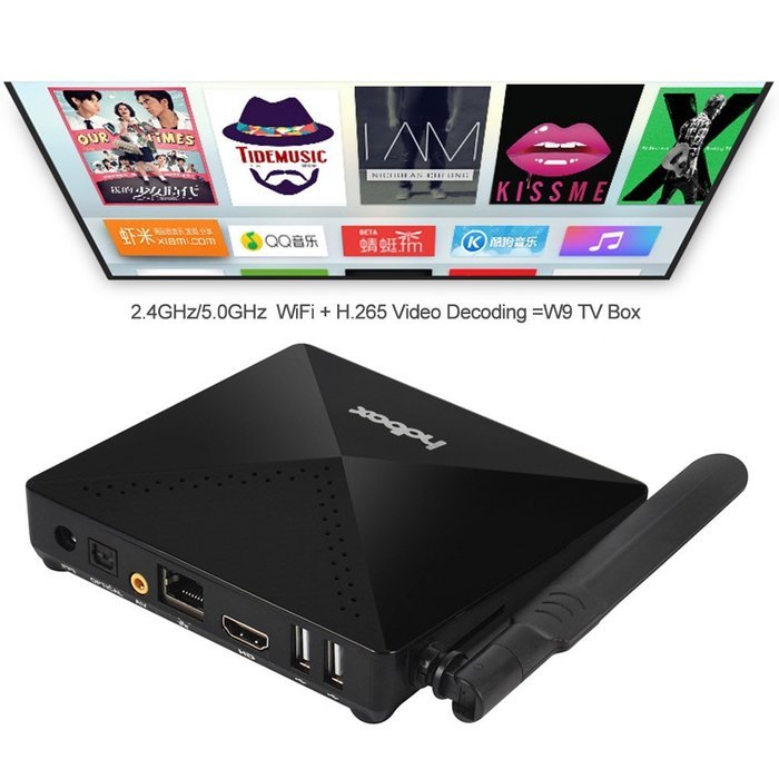Docooler W9 Smart Android TV Box XBMC UHD 4K 2G / 16G Mini PC Android 4.4 Amlogic S812 Quad Core 2.4G & 5.0G WiFi... N6