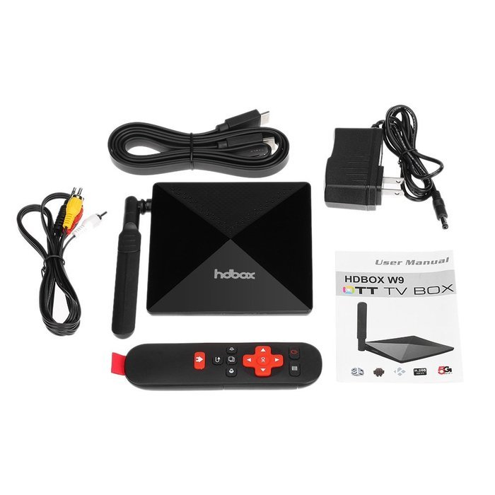Docooler W9 Smart Android TV Box XBMC UHD 4K 2G / 16G Mini PC Android 4.4 Amlogic S812 Quad Core 2.4G & 5.0G WiFi... N8