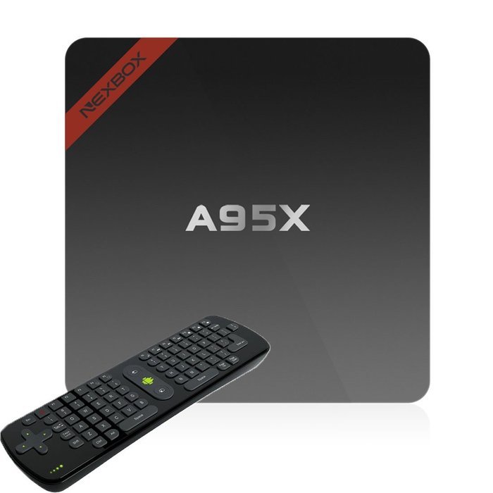 Nexbox A95X - Android 6.0 TV Box Amlogic S905X Quad Core - 3D 4K HD Support - Built in WiFi - 2GB/8GB - Kodi 16.1...