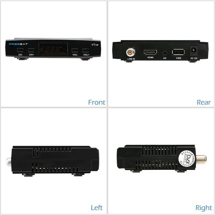 Vipwind FREESAT V7 1080P DVB-S2 TV Box Receiver Digital Video Broadcasting Receiver Set Top Box Support USB PVR... N2