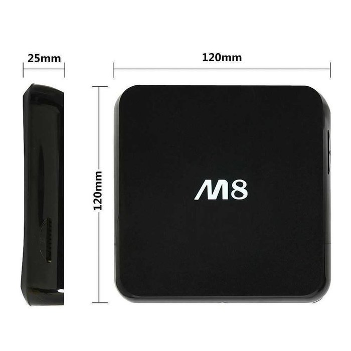 REDGO 2G/8G M8 Quad Core Android (Kit Kat 4.4) TV Box Streaming Media Player 1080p HD 4K WiFi XBMC KODI Smart... N3