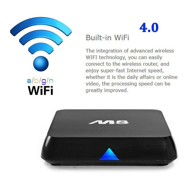 REDGO 2G/8G M8 Quad Core Android (Kit Kat 4.4) TV Box Streaming Media Player 1080p HD 4K WiFi XBMC KODI Smart... N5