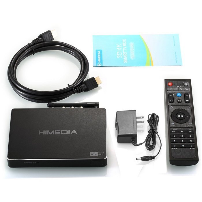 2016 Latest Android TV Box HIMEDIA H8 RK3368 Octa Core 2GB 16GB 3D 4K UHD Home Network HDD Streaming Media Player N6