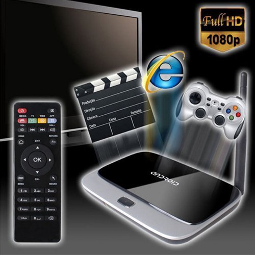 X6 Android 4.4 Smart TV Box Wifi Blue-tooth LAN USB HDMI TF N2