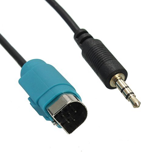 BephaMart 1.5m 3.5mm AUX Input Interface Cable Wire Adapter For ALPINE KCE-236B CDA-9886 N6
