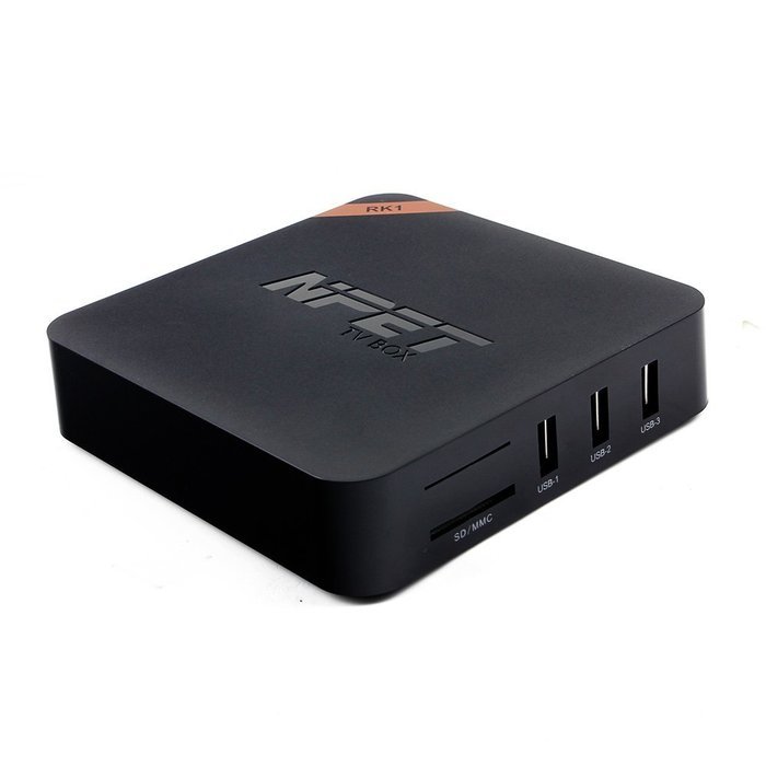 NPET RK1 Android 5.1 Kodi 16.1 TV Box RK3229 1GB 8GB WIFI 100M Ethernet Media Player with Keyboard N4