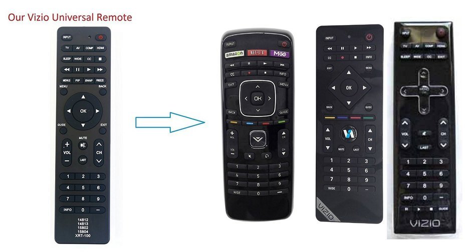 New Vizio XRT100 Universal Remote Control for All VIZIO BRAND TV, Smart TV - 1 Year Warranty N2