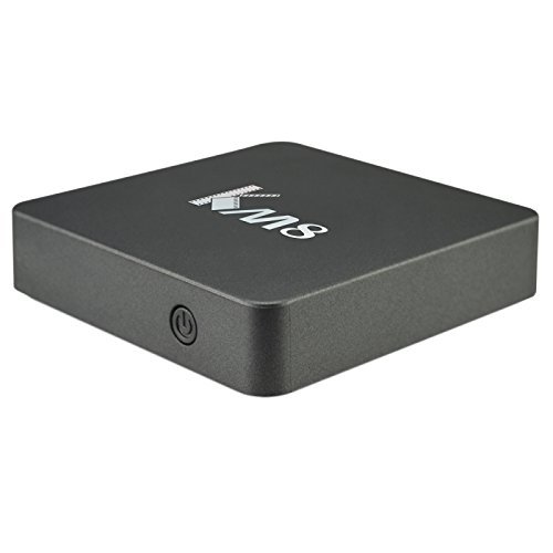 Generic KM8 4K UHD Smart TV Box with Remote Controller, Android 6.0 Amlogic S905X Quad Core Cortex-A53 up to 2.0GHz...