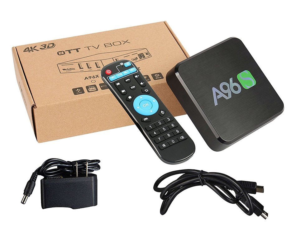 Refresh Your Life Newest A96S Smart TV Box Android 6.0 Full Loaded Add-ons with KODI 17.0 Amlogic S905X Quad Core... N4