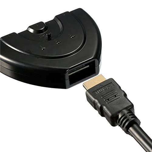 BephaMart 3 In 1 Out Port HDMI Auto 1080P Switch Splitter Switcher HUB Cable LCD HDTV Dock N2