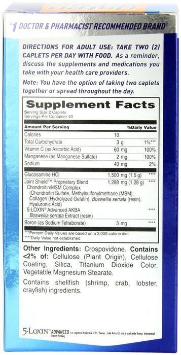 Osteo Bi-Flex Glucosamine Chondroitin Triple Strength, 80 Tablets (Pack of 3) N3