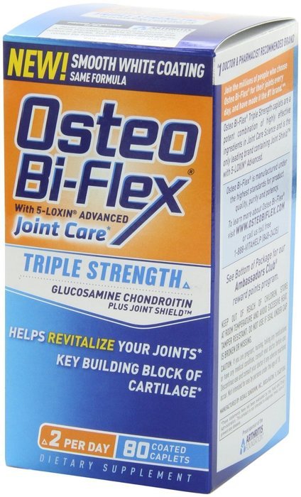 Osteo Bi-Flex Glucosamine Chondroitin Triple Strength, 80 Tablets (Pack of 3) N5