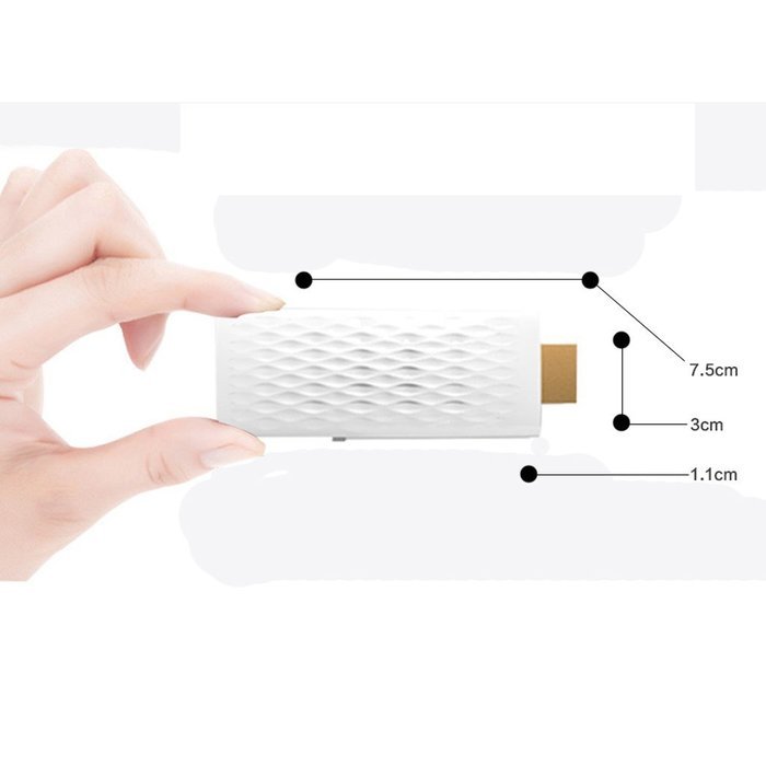 Generic WiFi HDMI TV Dongle White 1080P HD Display Wireless Receiver Support Miracast AirPlay DLNA N4