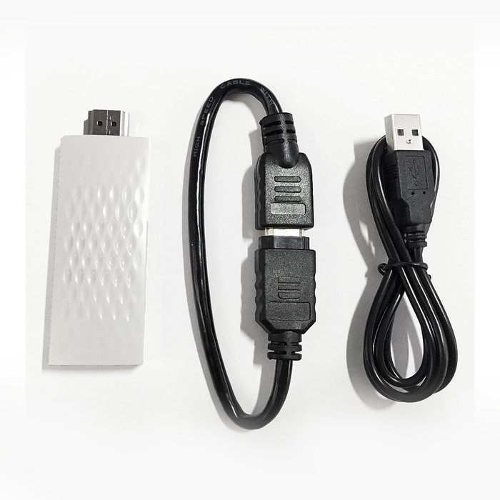 Generic WiFi HDMI TV Dongle White 1080P HD Display Wireless Receiver Support Miracast AirPlay DLNA N6