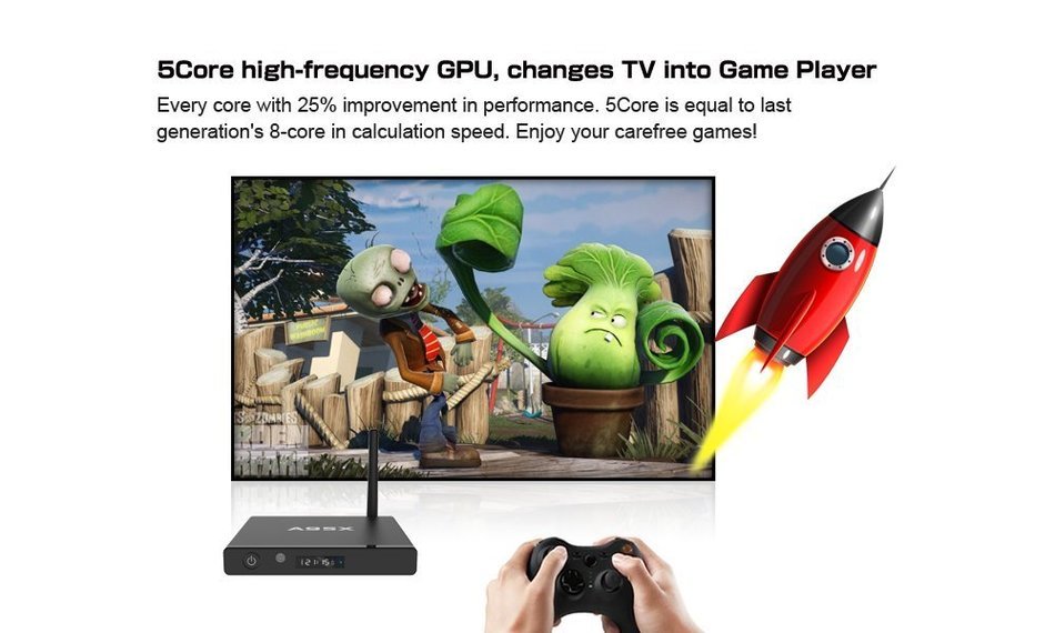 NPET A95X KING Android 1+8GB TV Box Rockchip RK3229 Quad-core Android 5.1 Streaming Media Player XBMC / Kodi 16.1... N6